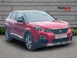 Red Used 2018 Peugeot 3008 GT-line SUV | £12,499 (Fair price)