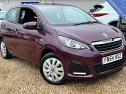 Purple Used 2014 Peugeot 108 Active Hatchback | £3,995 (Fair price)