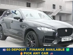 Black Used 2017 Jaguar F-Pace R-Sport SUV | £15,649 (Good price)
