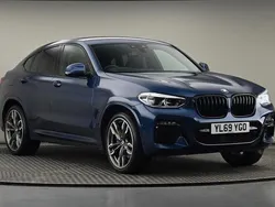 Phytonicblau metallic Used 2020 BMW X4 M Sport SUV | £32,500 (Fair price)