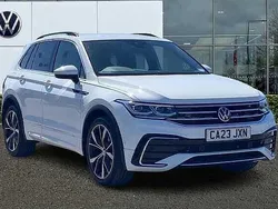 White Used 2023 VW Tiguan R-line SUV | £28,992 (Fair price)