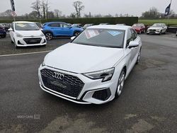 White Used 2021 Audi A3 S-Line Sedan | £21,450 (A bit pricey)