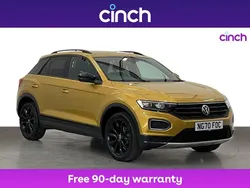 Yellow Used 2021 VW T-Roc Black Edition SUV | £16,349 (Fair price)