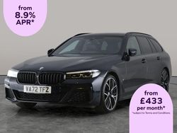 Black Used 2022 BMW 520 M Sport Estate | £29,260 (Fair price)