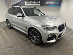Silver Used 2019 BMW X3 M Sport SUV | £23,495 (Fair price)