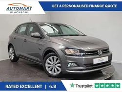 Grey Used 2018 VW Polo SEL Hatchback | £13,965 (Fair price)