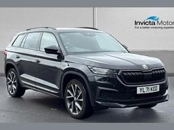 Black magic metallic Used 2021 Skoda Kodiaq SportLine SUV | £22,500 (Good price)