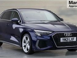 Blue Used 2021 Audi A3 S-Line Hatchback | £19,378 (Fair price)
