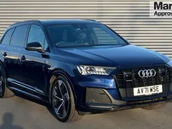 Blue Used 2021 Audi Q7 Black Edition SUV | £40,606 (Good price)