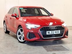 Red Used 2022 Audi A3 S-Line Hatchback | £21,298 (Fair price)