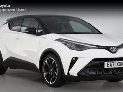 White/black Used 2022 Toyota C-HR Sport SUV | £19,750 (Fair price)