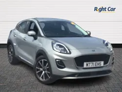 Silver Used 2021 Ford Puma Titanium Hatchback | £13,999 (Good price)
