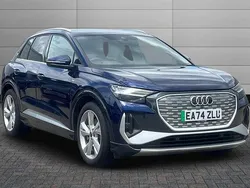 Blue Used 2024 Audi Q4 e-tron S-Line SUV | £34,050 (Good price)