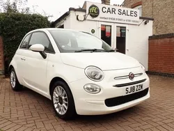 White Used 2018 Fiat 500 Pop Star Hatchback | £7,495 (Fair price)