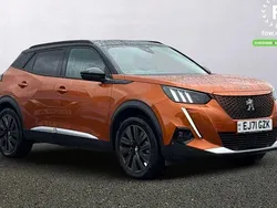 Orange Used 2022 Peugeot e-2008 Premium SUV | £13,399 (Fair price)