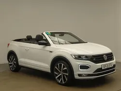 White Used 2021 VW T-Roc Cabriolet R-line Cabriolet | £21,998 (Fair price)