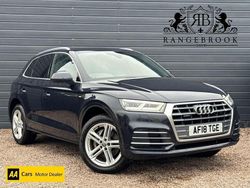 Blue Used 2018 Audi Q5 S-Line SUV | £16,999 (Fair price)