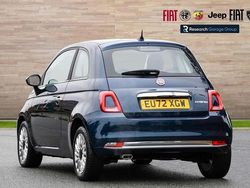 Blue Used 2022 Fiat 500 Dolcevita Hatchback | £10,396 (Fair price)