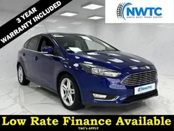 Blue Used 2016 Ford Focus Titanium Hatchback | £7,095 (Good price)