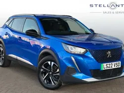 Blue Used 2022 Peugeot e-2008 Allure Premium SUV | £14,501 (Fair price)
