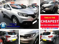 Silver Used 2016 Renault Kadjar Dynamique SUV | £6,485 (Fair price)