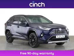 Blue Used 2021 Toyota RAV4 Hybrid SUV | £23,099 (Fair price)