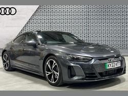 Grey Used 2022 Audi e-tron GT quattro Comfort Sedan | £37,426 (Fair price)
