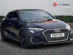 Black Used 2022 Audi A3 Sportback S-Line Hatchback | £19,955 (Fair price)
