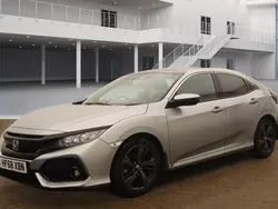 Silver Used 2018 Honda Civic EX Hatchback | £13,990 (Fair price)