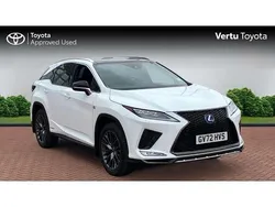 White Used 2022 Lexus RX450h Sport Line SUV | £39,174 (A bit pricey)
