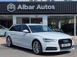 White Used 2017 Audi A6 Black Edition Estate | £17,995 (A bit pricey)