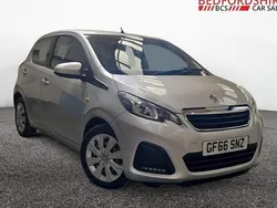 Silver Used 2016 Peugeot 108 Active Hatchback | £8,126 (Fair price)