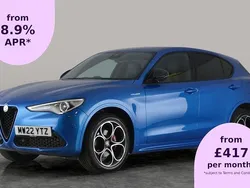 Blue Used 2021 Alfa Romeo Stelvio Veloce SUV | £27,246 (Fair price)