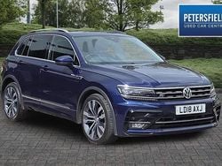 Blue Used 2018 VW Tiguan R-line SUV | £16,590 (Good price)