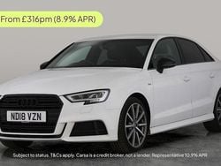 White Used 2018 Audi A3 Black Edition Sedan | £12,246 (Good price)
