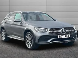 Grey Used 2021 Mercedes GLC300e AMG line Estate | £34,450 (A bit pricey)