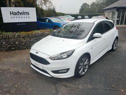 White Used 2018 Ford Focus ST-Line Hatchback | £9,995 (Fair price)