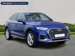 Blue Used 2023 Audi Q5 Sportback S-Line SUV | £35,037 (Good price)