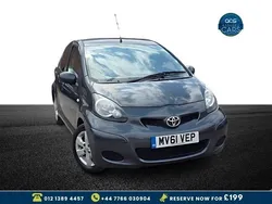 Grey Used 2011 Toyota Aygo Hatchback | £2,385 (Fair price)