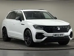 Pure white Used 2022 VW Touareg Black Edition SUV | £35,700 (Good price)