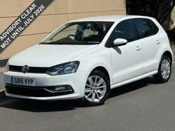 White Used 2015 VW Polo SE Hatchback | £5,995 (Fair price)
