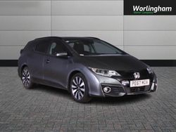 Grey Used 2017 Honda Civic SE Plus Estate | £12,495 (Fair price)