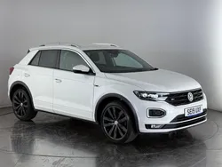 White Used 2019 VW T-Roc R-line SUV | £15,350 (Good price)