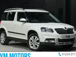 White Used 2015 Skoda Yeti SE L SUV | £7,695 (Fair price)