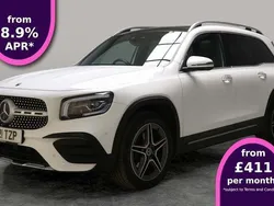 White Used 2021 Mercedes GLB200 AMG line SUV | £26,612 (Fair price)