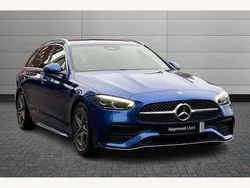 Blue Used 2023 Mercedes C200 AMG line Estate | £26,795 (Super price)