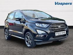 Black Used 2022 Ford Ecosport ST-Line SUV | £13,500 (Fair price)