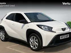 White Used 2022 Toyota Aygo PURE Hatchback | £13,383 (Fair price)