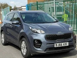 Blue Used 2016 Kia Sportage 2 SUV | £7,435 (Fair price)