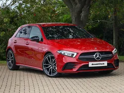 Red Used 2021 Mercedes A35 AMG Hatchback | £27,498 (Fair price)